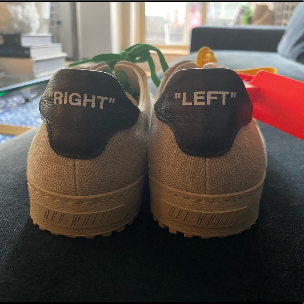 Women’s off white tennis sneakers - Picture 4 of 13